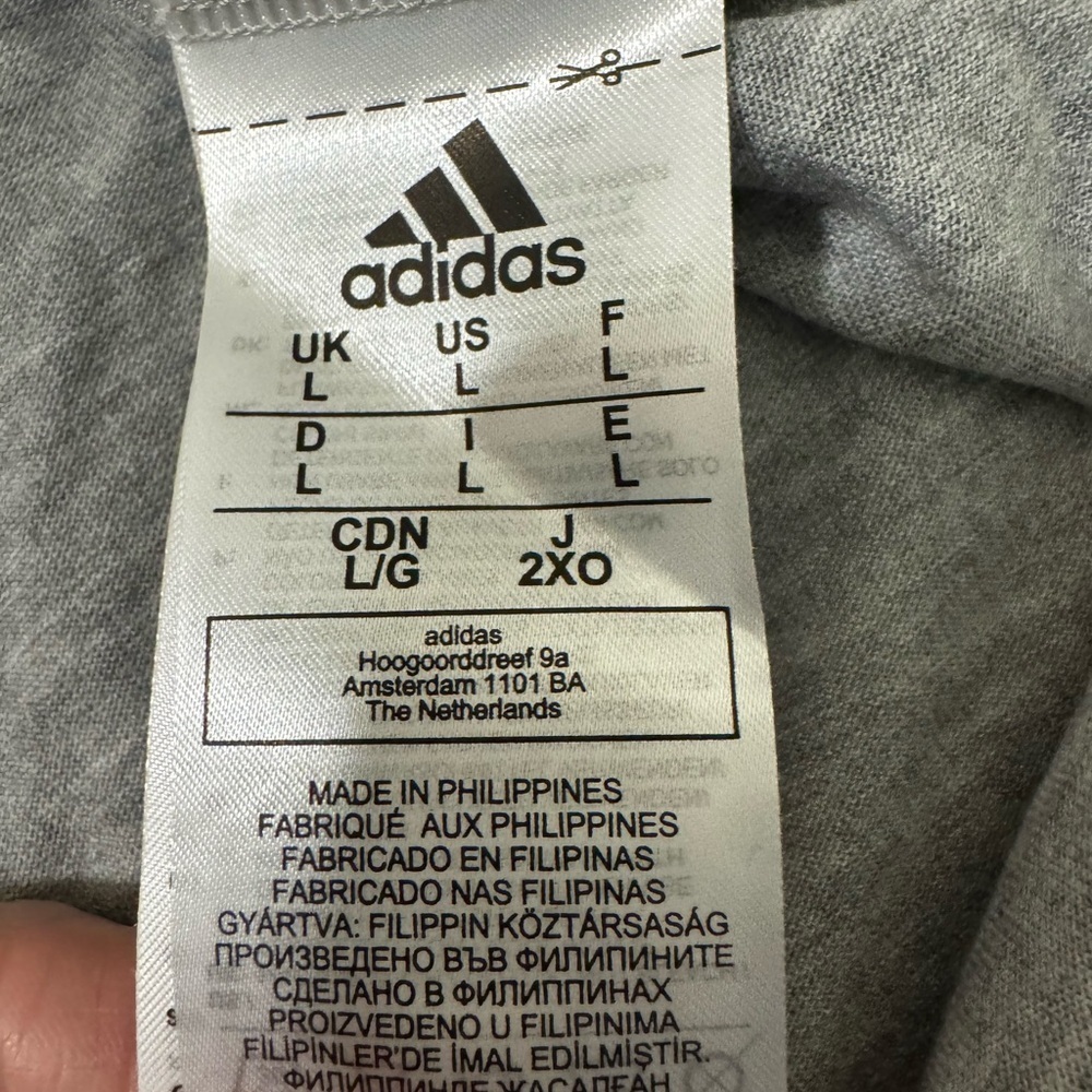 Adidas NC State Wolfpack Country Pullover Hoodie Gray Size Large New with tags - Picture 8 of 8